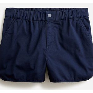 J. Crew navy chino pull-on short, size M